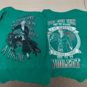 2 Men's Hanes Graphic T-shirts 2XL